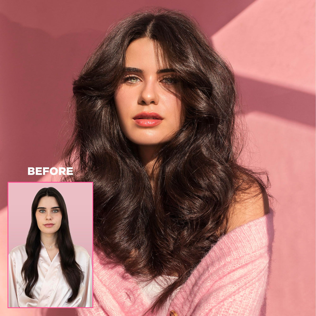 Design.Me PUFF.ME Hair Volumizing Mousse 250mL with hair styled