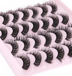 Detail of cotton thread band on zanlufly lashes