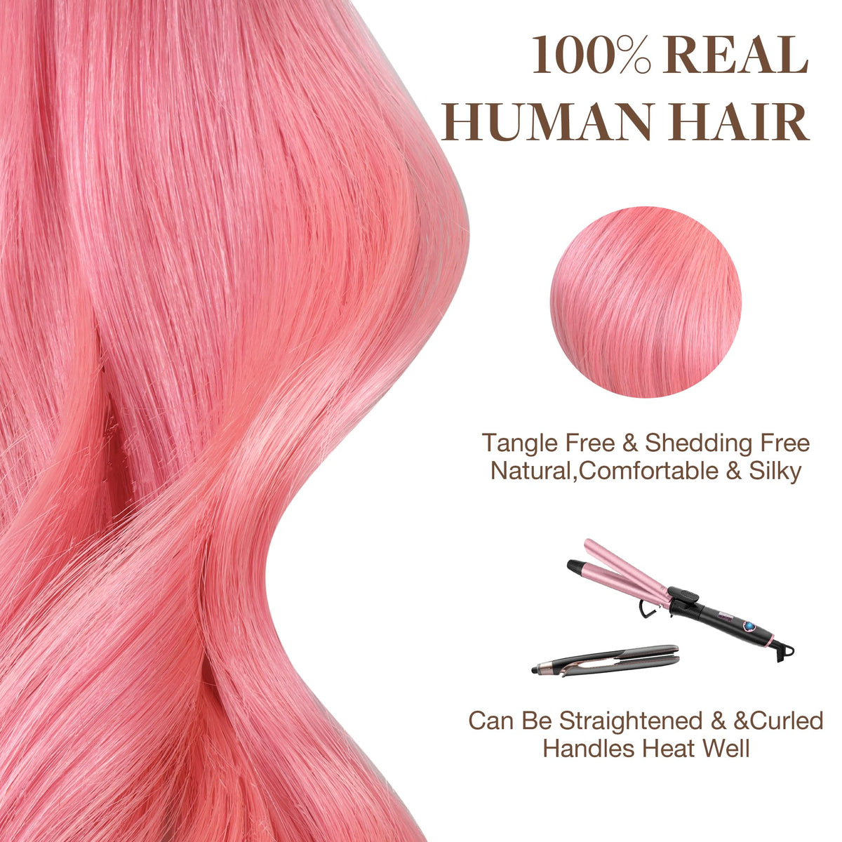 Detail of the tape on GOO GOO Tape in Hair Extensions