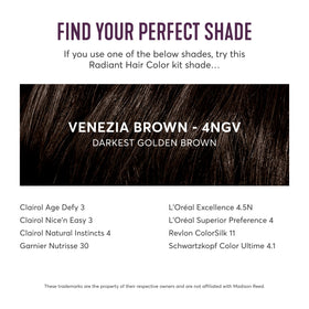 Detailed instruction booklet from Madison Reed hair colour kit