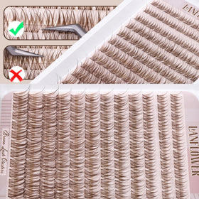 Detailed view of LANFLOWER lash bond and seal included in kit