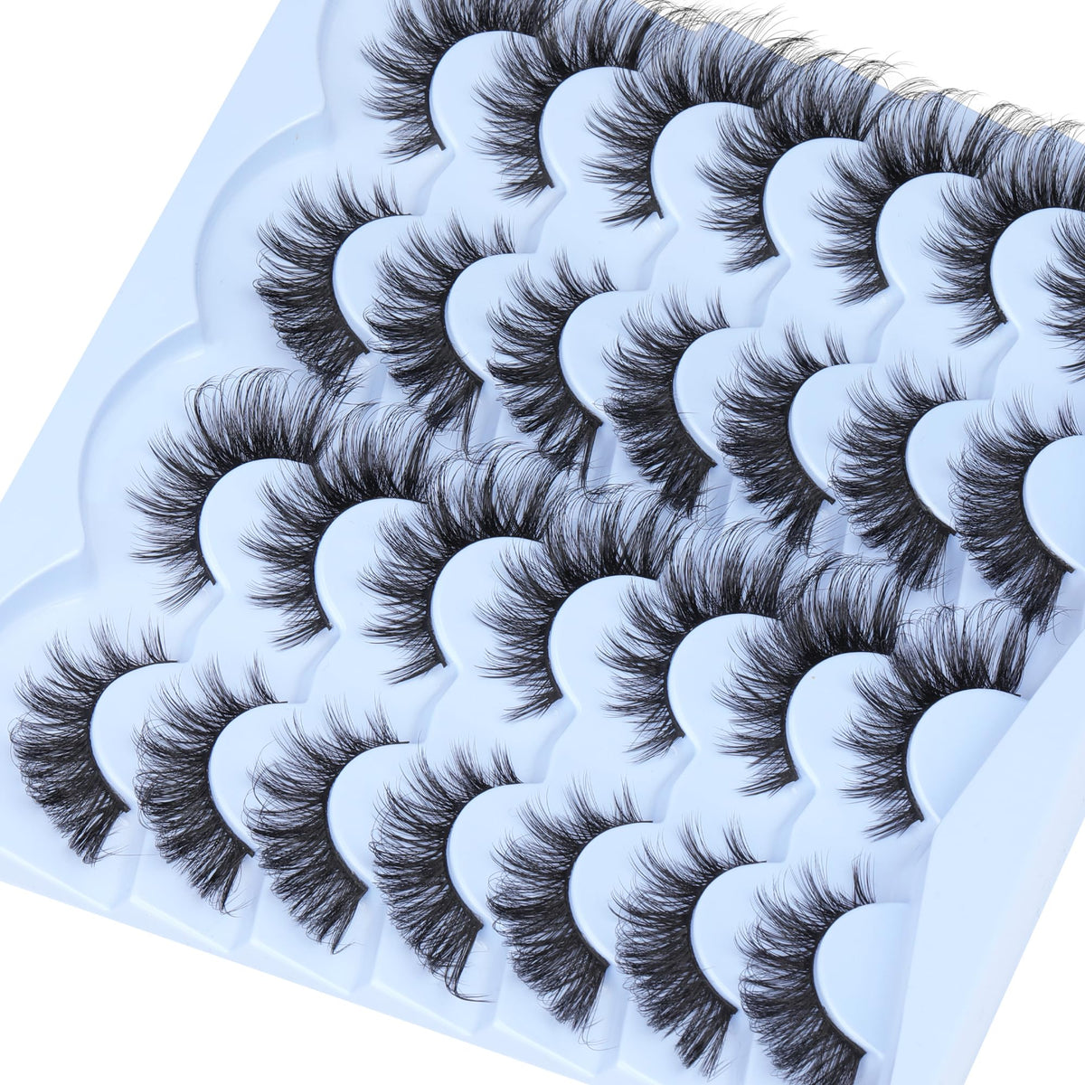 Detailed view of TNFVLONEINS mink lashes