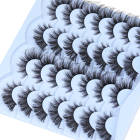 Detailed view of TNFVLONEINS mink lashes