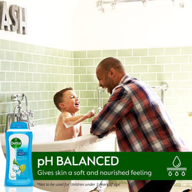 Dettol Cool Body Wash cap open showing dispenser