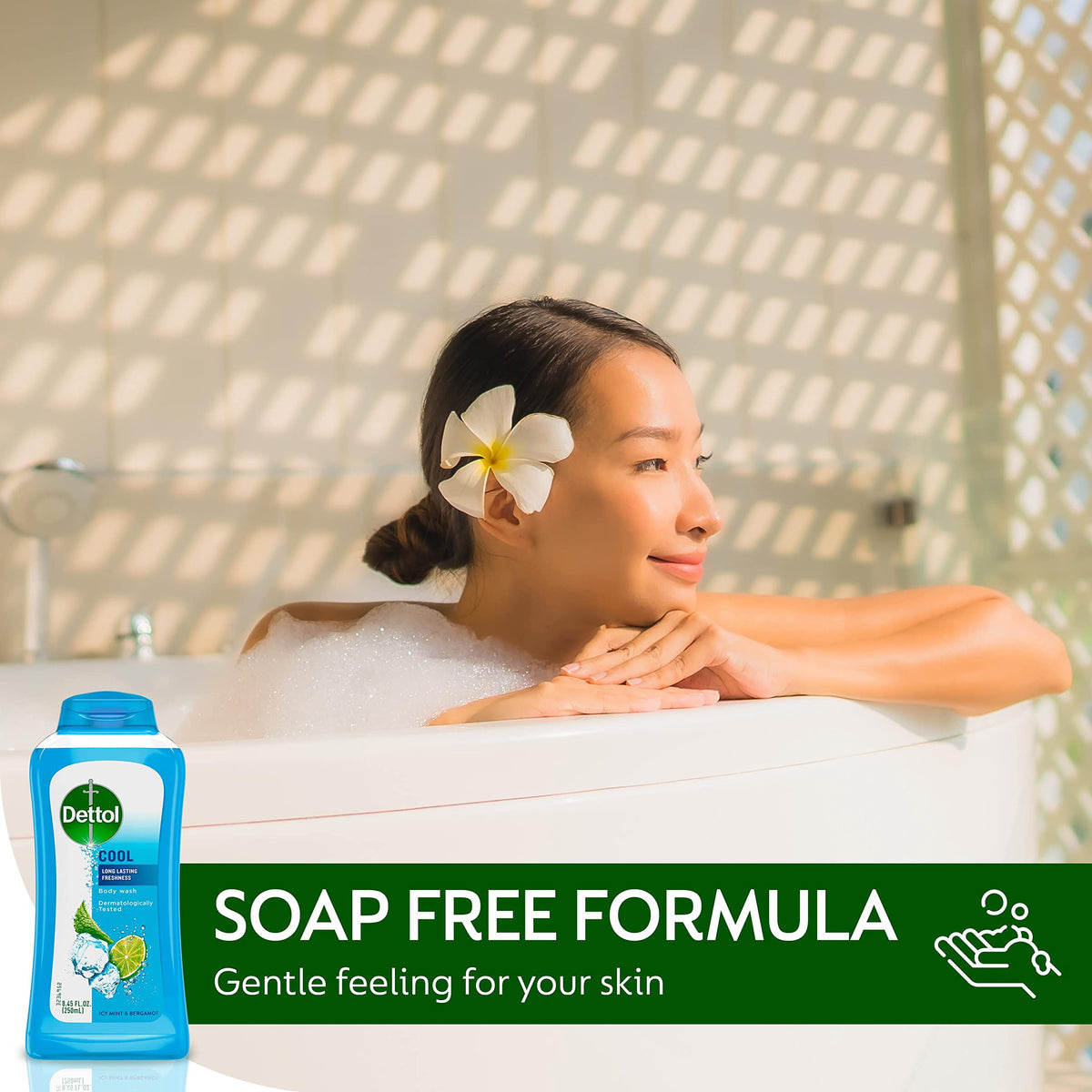 Dettol Cool Body Wash with fresh bergamot fruit