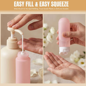 DEWSENSI TSA approved travel bottles arranged