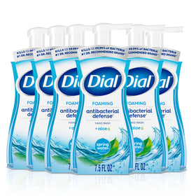 Dial Antibacterial Foaming Hand Soap front view, 7.5 Fl Oz