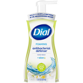 Dial Antibacterial Foaming Hand Wash Soothing White Tea front view