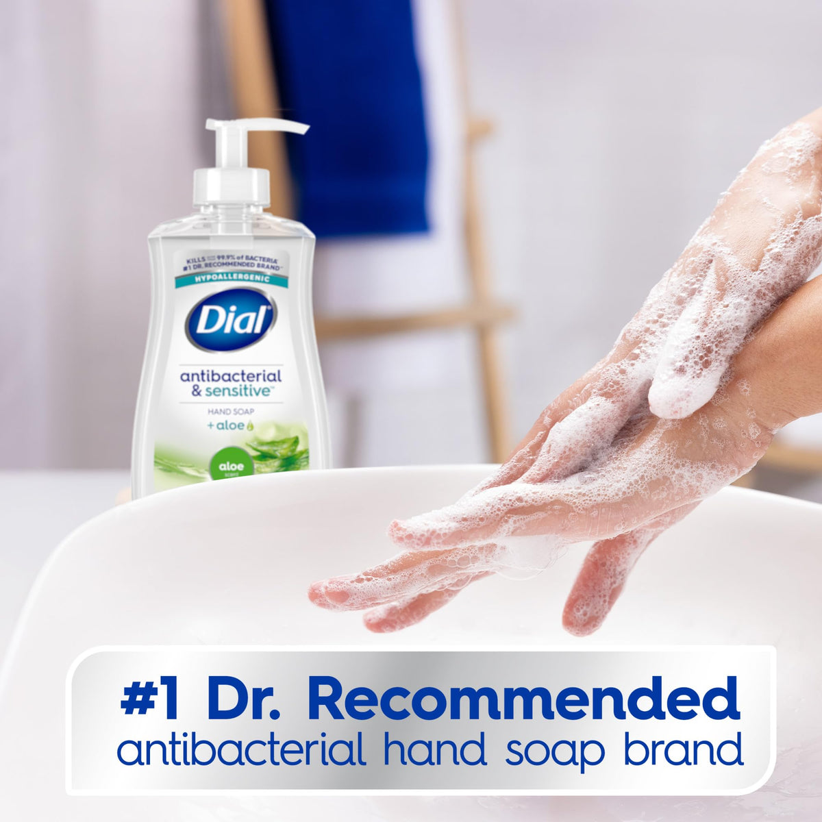 Dial Antibacterial Liquid Hand Soap 11 Fl Oz in kitchen setting