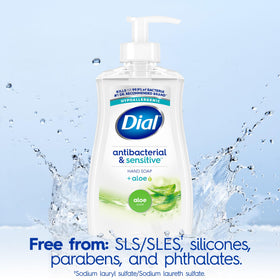 Dial Antibacterial Liquid Hand Soap 11 Fl Oz with aloe vera