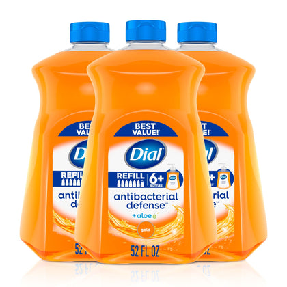 Dial Antibacterial Liquid Hand Soap 52 Fl Oz front view