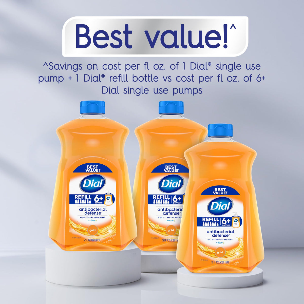 Dial Antibacterial Liquid Hand Soap 52 Fl Oz packaging