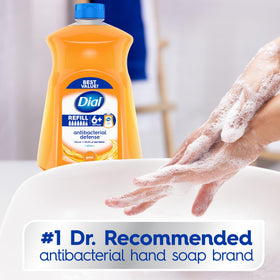 Dial Antibacterial Liquid Hand Soap 52 Fl Oz side view