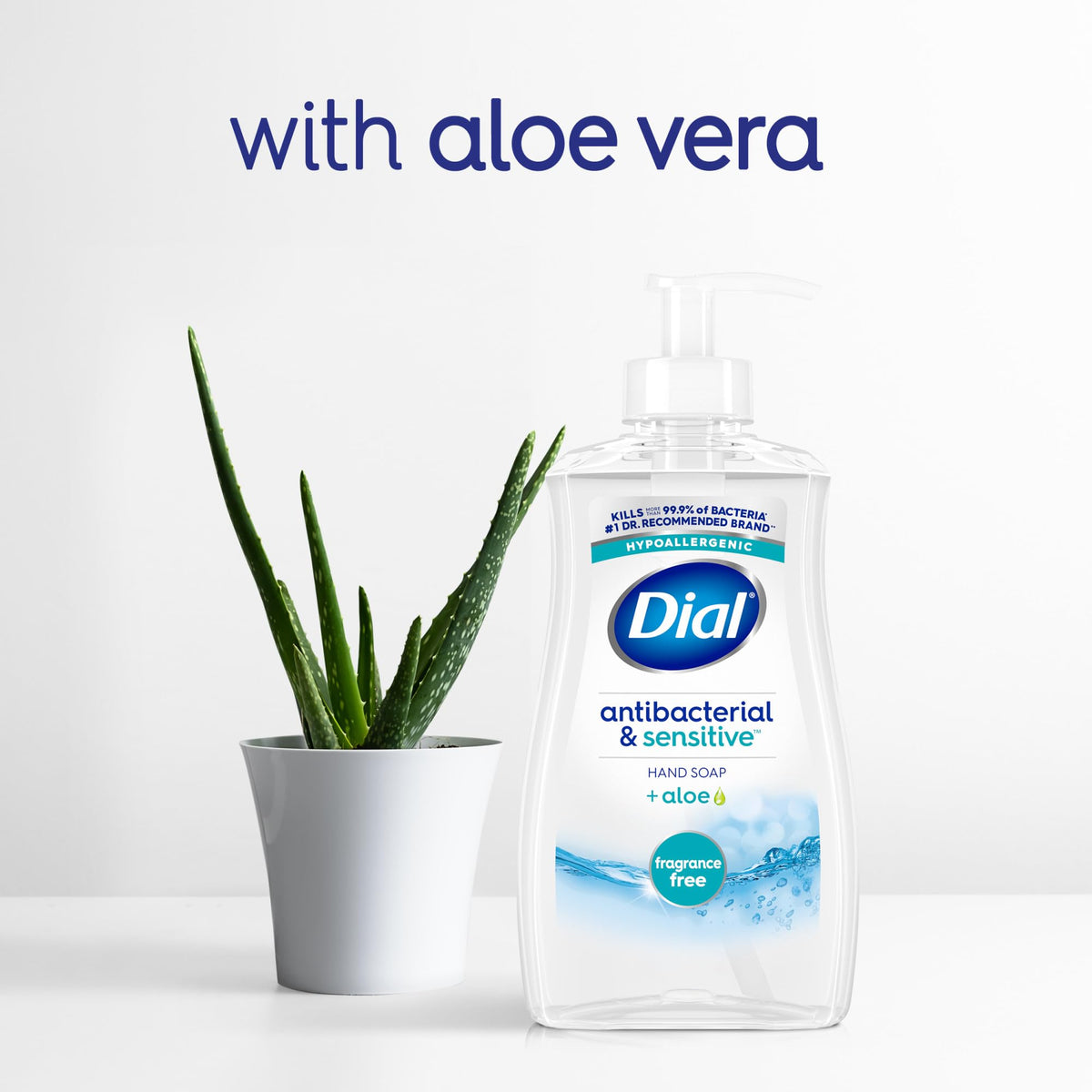 Dial Antibacterial Sensitive Liquid Hand Soap eco-friendly packaging