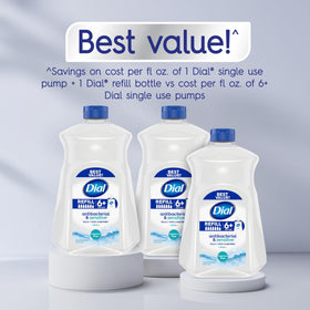 Dial Antibacterial Sensitive Liquid Hand Soap Refill 52 fl oz packaging