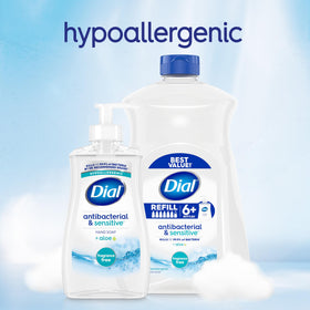 Dial Antibacterial Sensitive Liquid Hand Soap with aloe vera