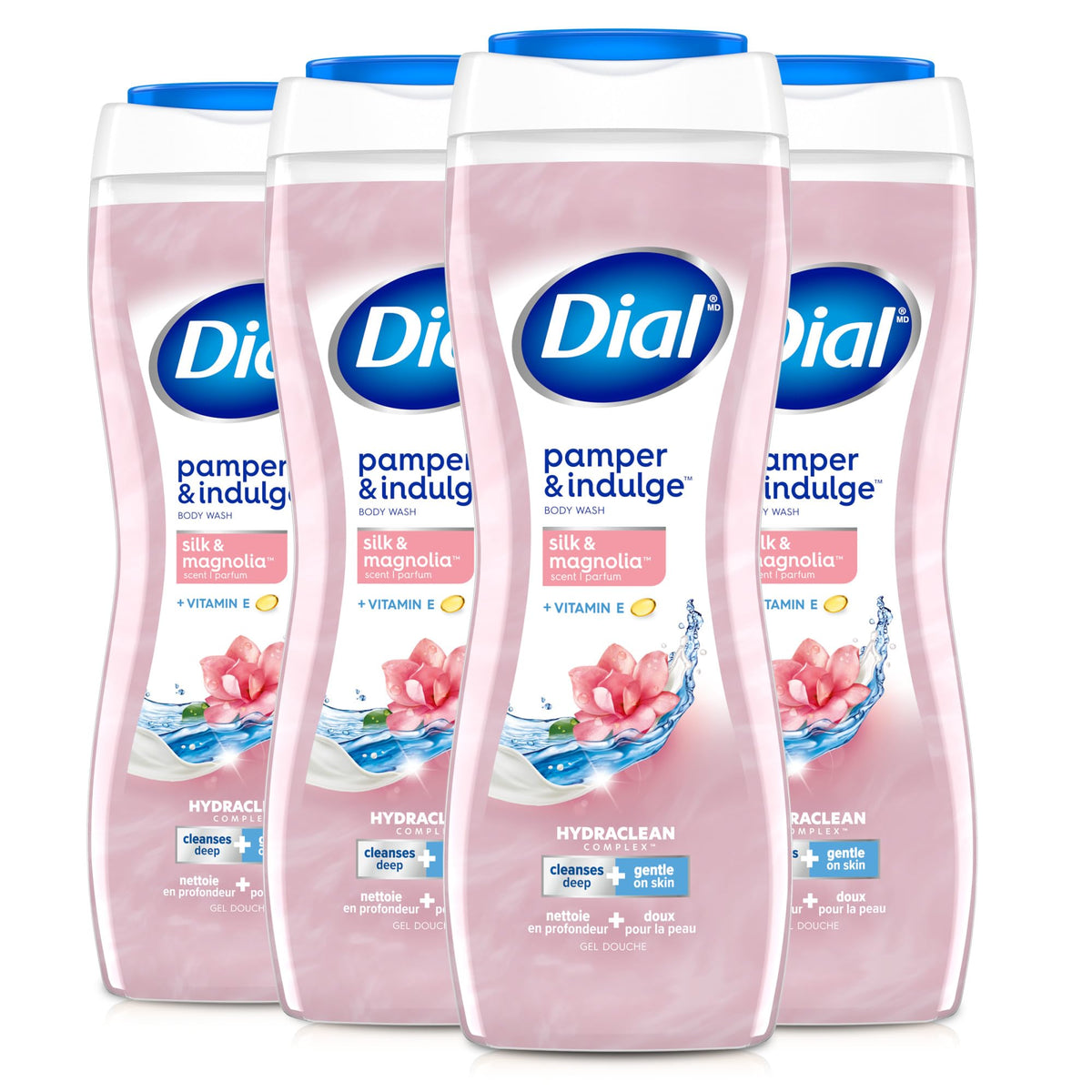 Dial Body Wash Silk & Magnolia front view 16 Fl Oz