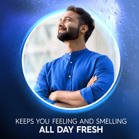 Dial Men 3-in-1 Body Wash in a bathroom setting