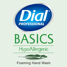 Dial Professional Basics Foaming Hand Wash 1 Gallon refill bottle side view