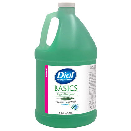 Dial Professional Basics Hypoallergenic Foaming Hand Wash 1 Gallon front view