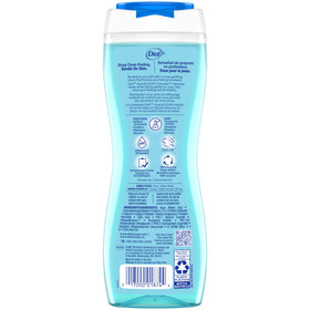 Dial Refresh & Renew Body Wash Spring Water back view