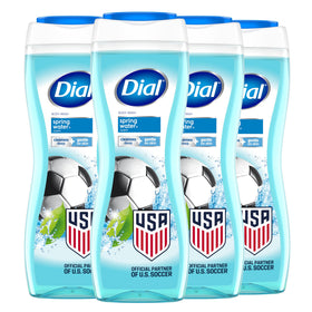 Dial Refresh & Renew Body Wash Spring Water front view