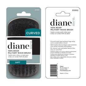Diane Boar Bristle Curved Brush displayed with other hair styling tools