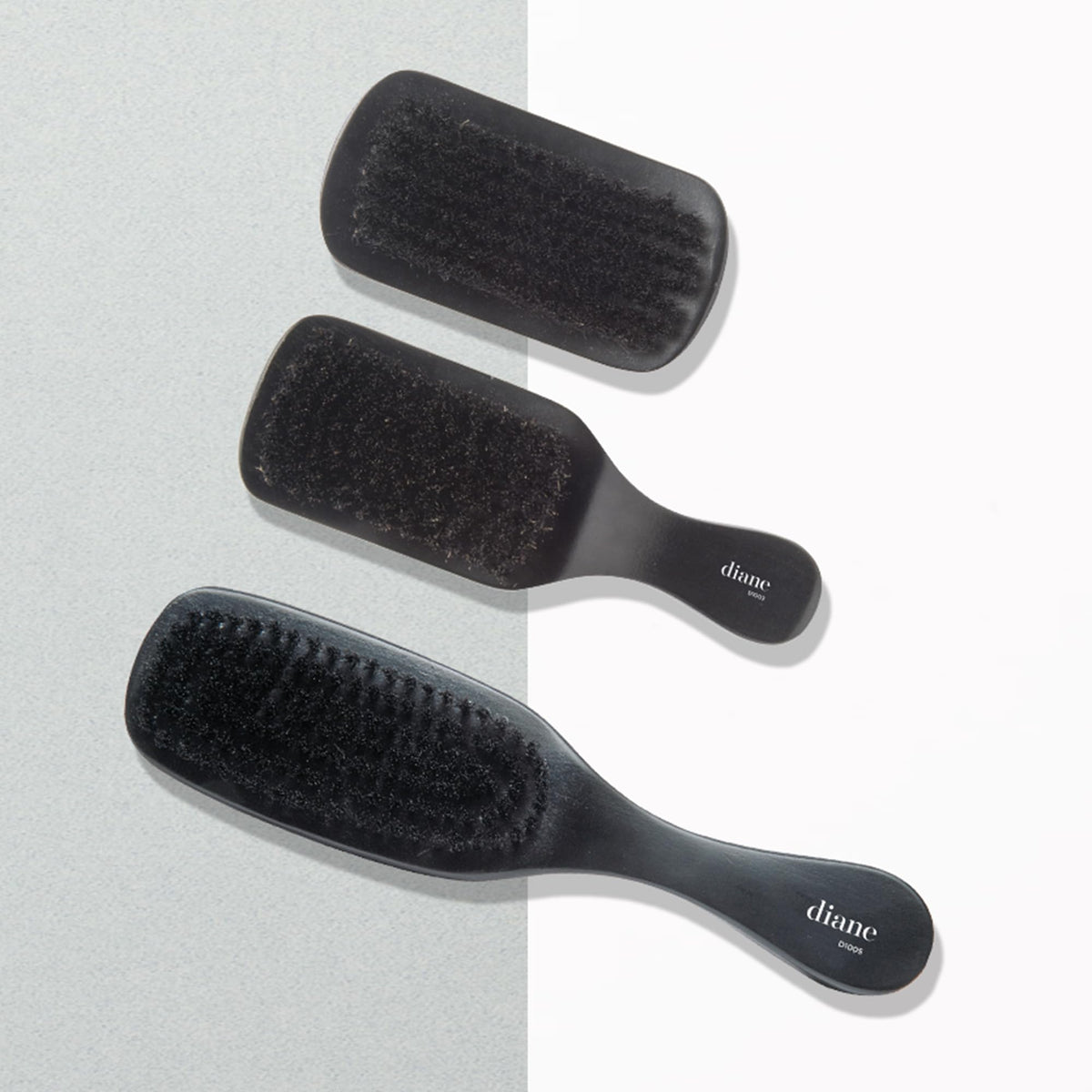 Diane Boar Bristle Curved Brush packaging with product details