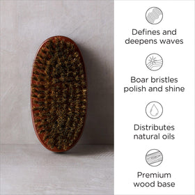 Diane Boar Bristle Wave Hair Brush side view