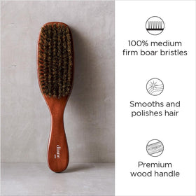 Diane Premium Boar Wave Brush showing 100% boar bristles