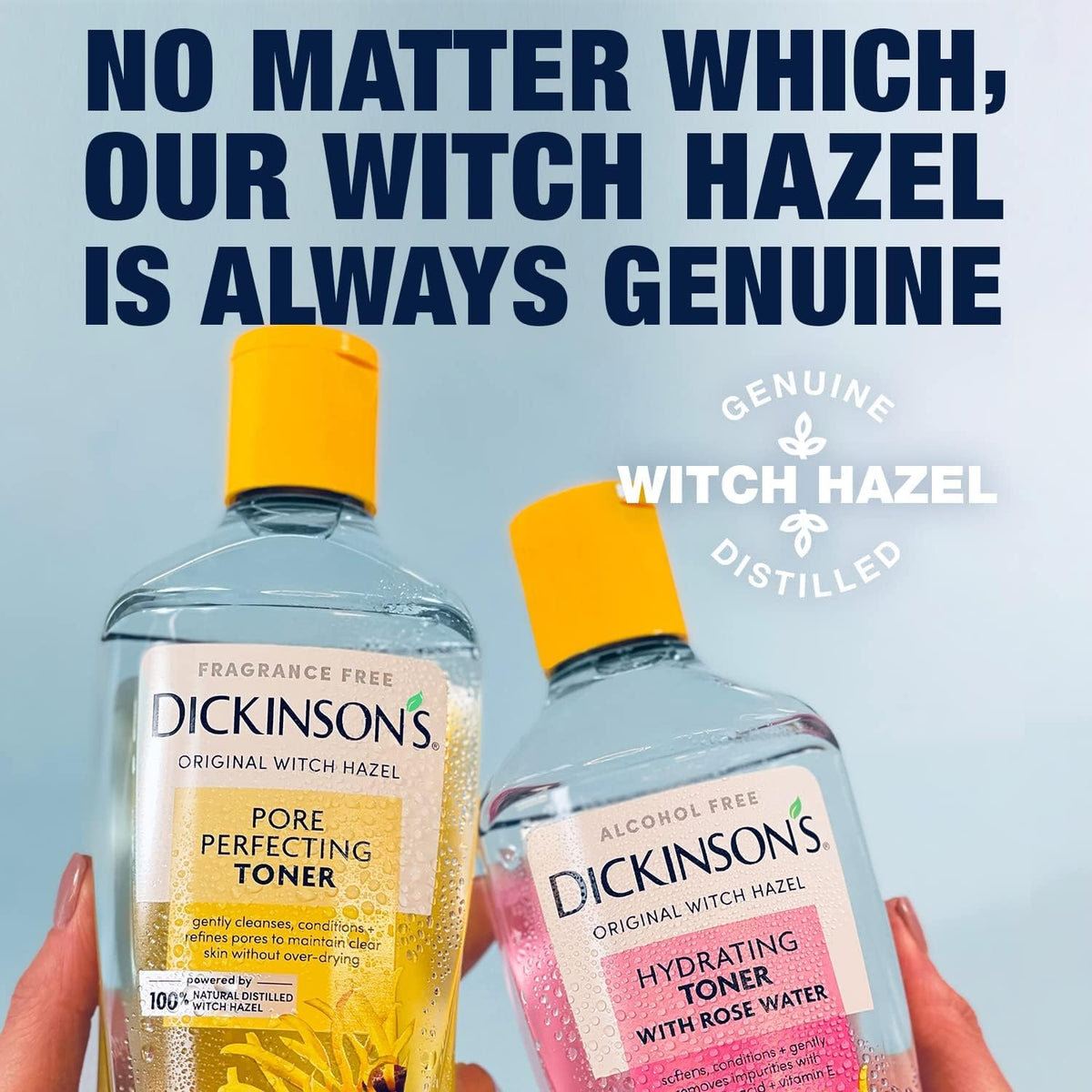 Dickinson's Witch Hazel Hydrating Toner with Rosewater back view