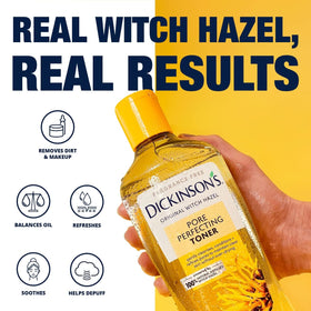 Dickinson's Witch Hazel Toner bottle side view