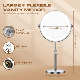 Dienmern Makeup Mirror showcasing compact design