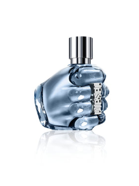 Diesel Only the Brave Eau de Toilette front view with clenched fist bottle