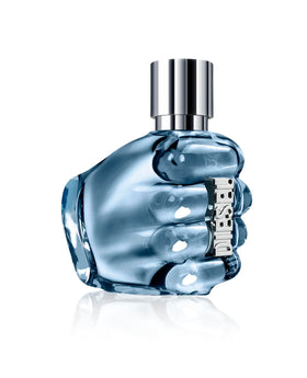 Diesel Only The Brave Eau de Toilette front view with clenched fist bottle