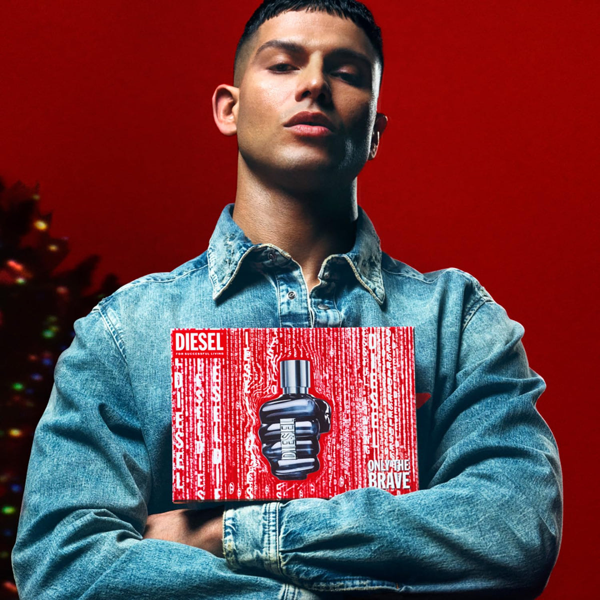 Diesel Only The Brave gift set packaging design