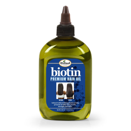 Difeel Biotin Hair Oil Blend 12 oz front view