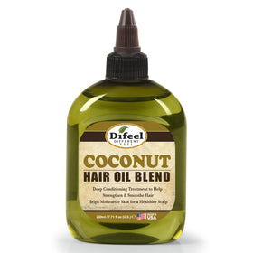 Difeel Coconut Hair Oil Blend 7.1 Ounce front view