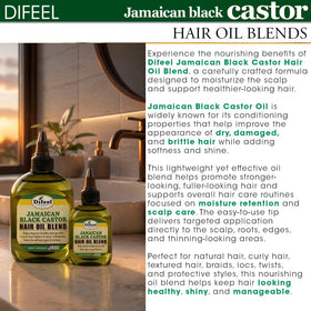 Difeel Jamaican Black Castor Hair Oil Blend ingredients list
