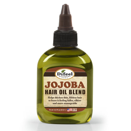 Difeel Jojoba Oil Hair Oil Blend 2.5 oz front view