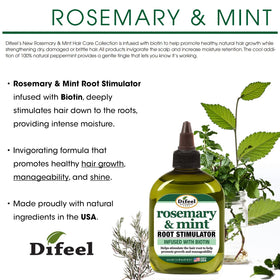 Difeel Rosemary and Mint Root Stimulator Oil ingredients list