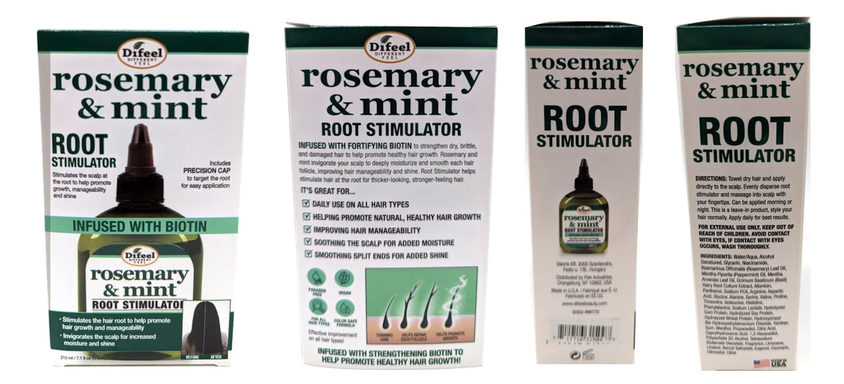 Difeel Rosemary and Mint Root Stimulator Oil lifestyle scene
