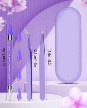 Difenni rhinestone picker showing stainless steel tip