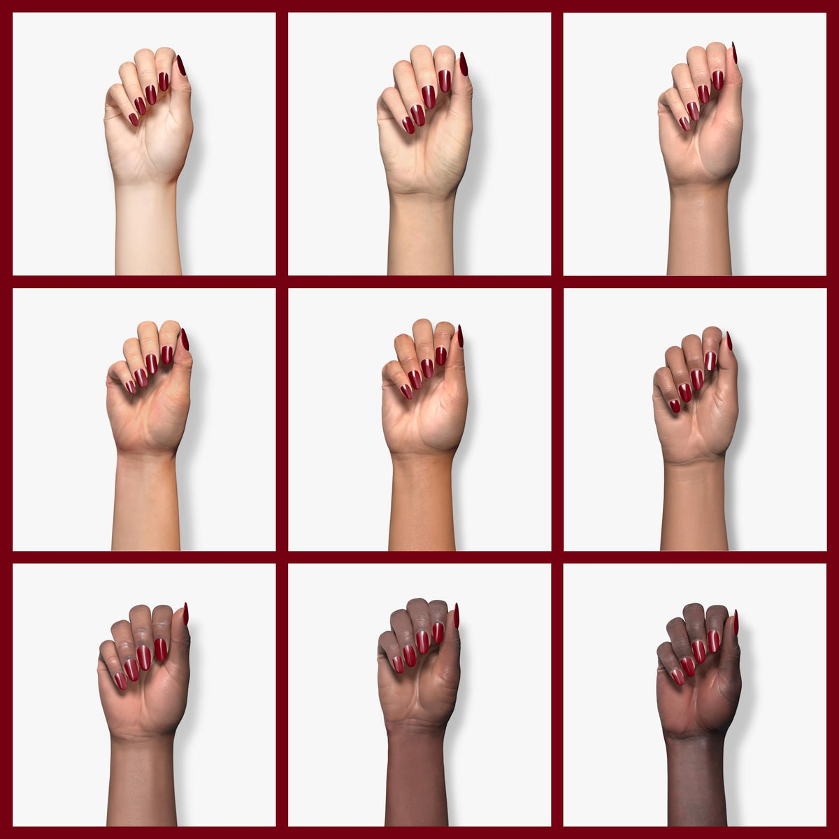 Different angles of Double Rhythm Gel Nail Polish bottle