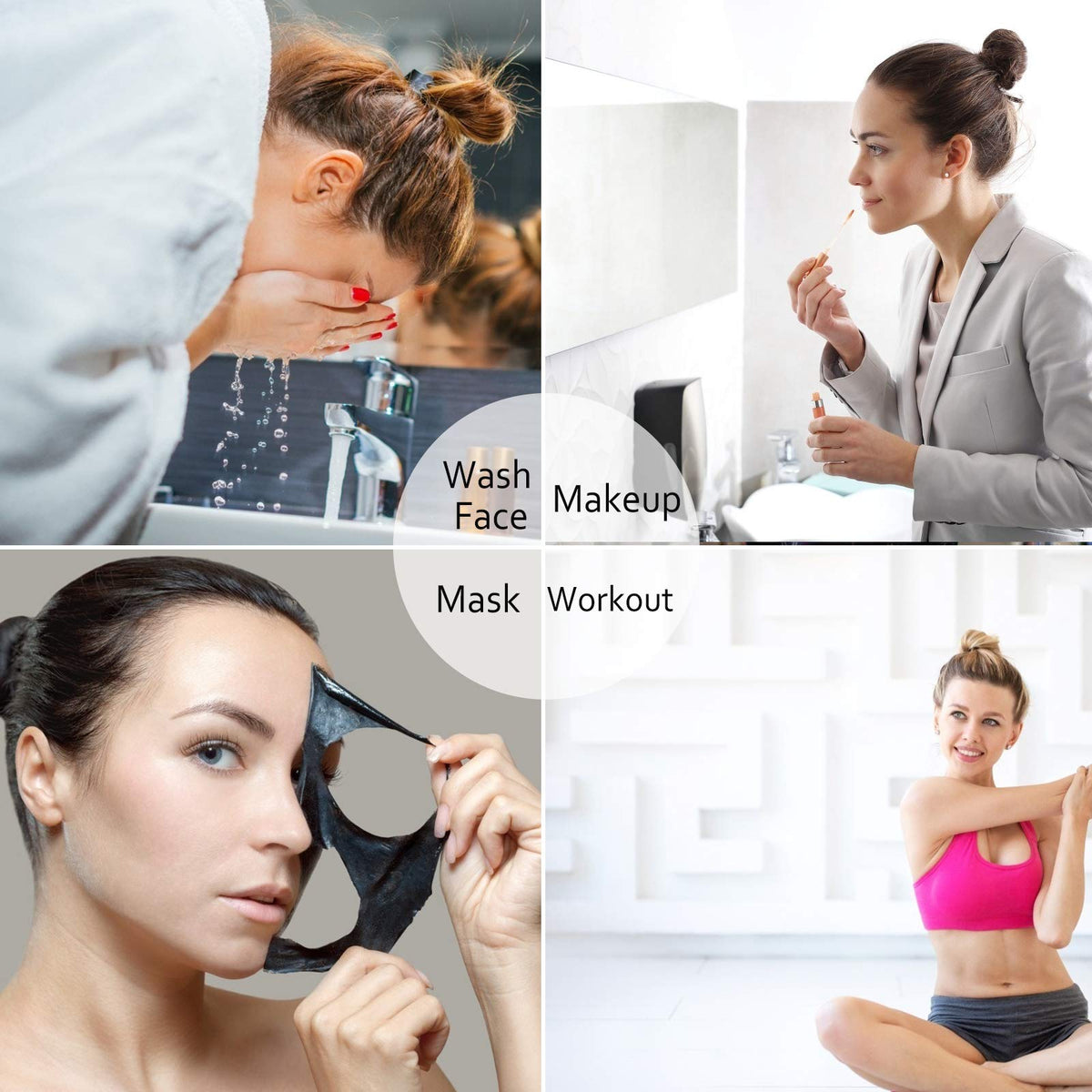 Different angles of Ondder Hair Clips showing durability