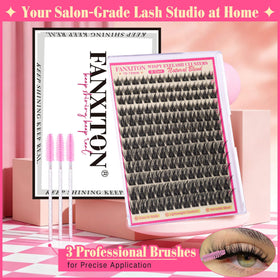 Different lengths of FANXITON lash clusters
