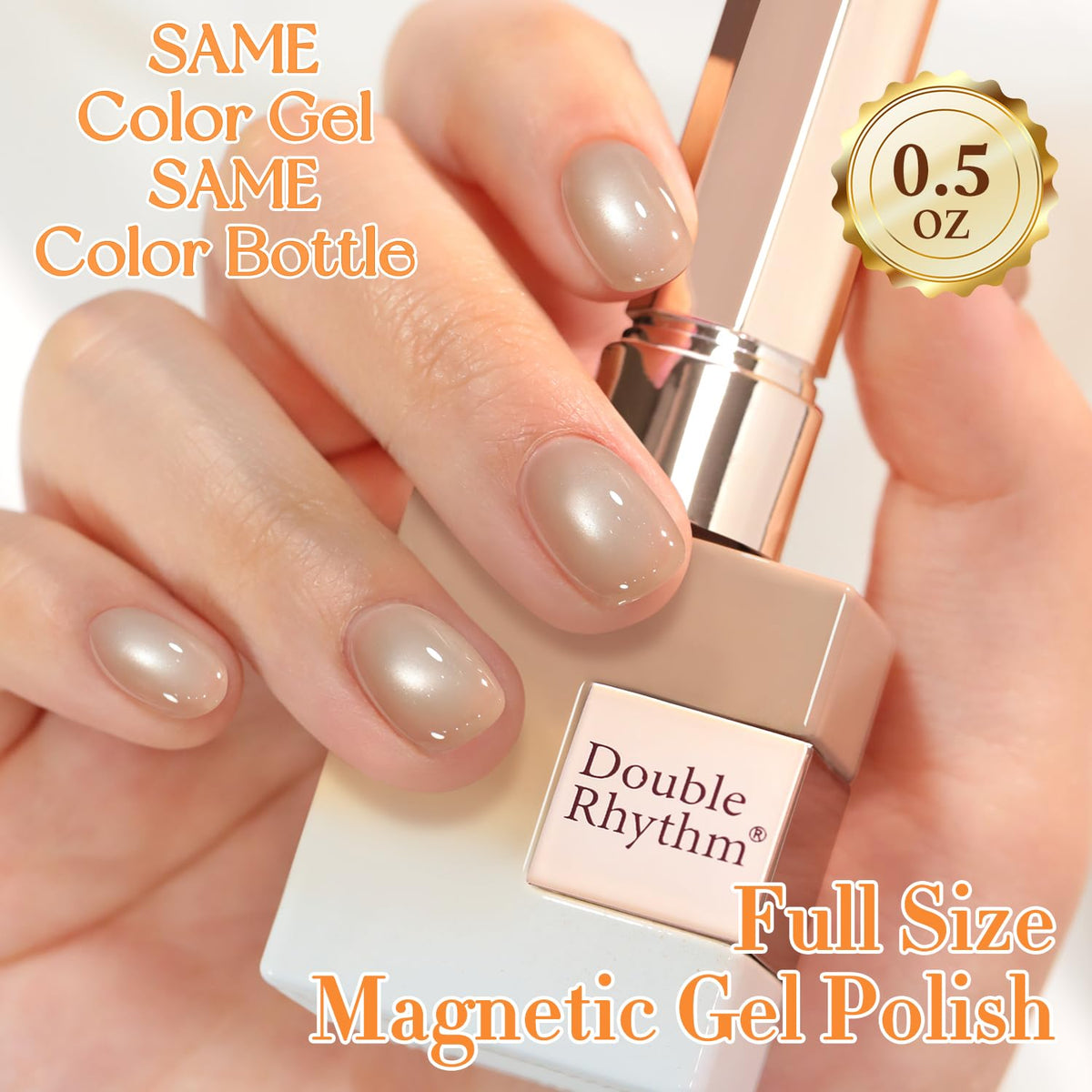Different nail art designs using Double Rhythm Cat Eye Gel Polish