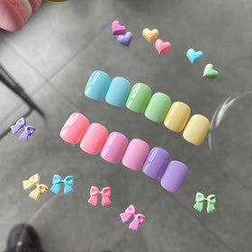 Different pastel colours from GAOY gel nail polish set