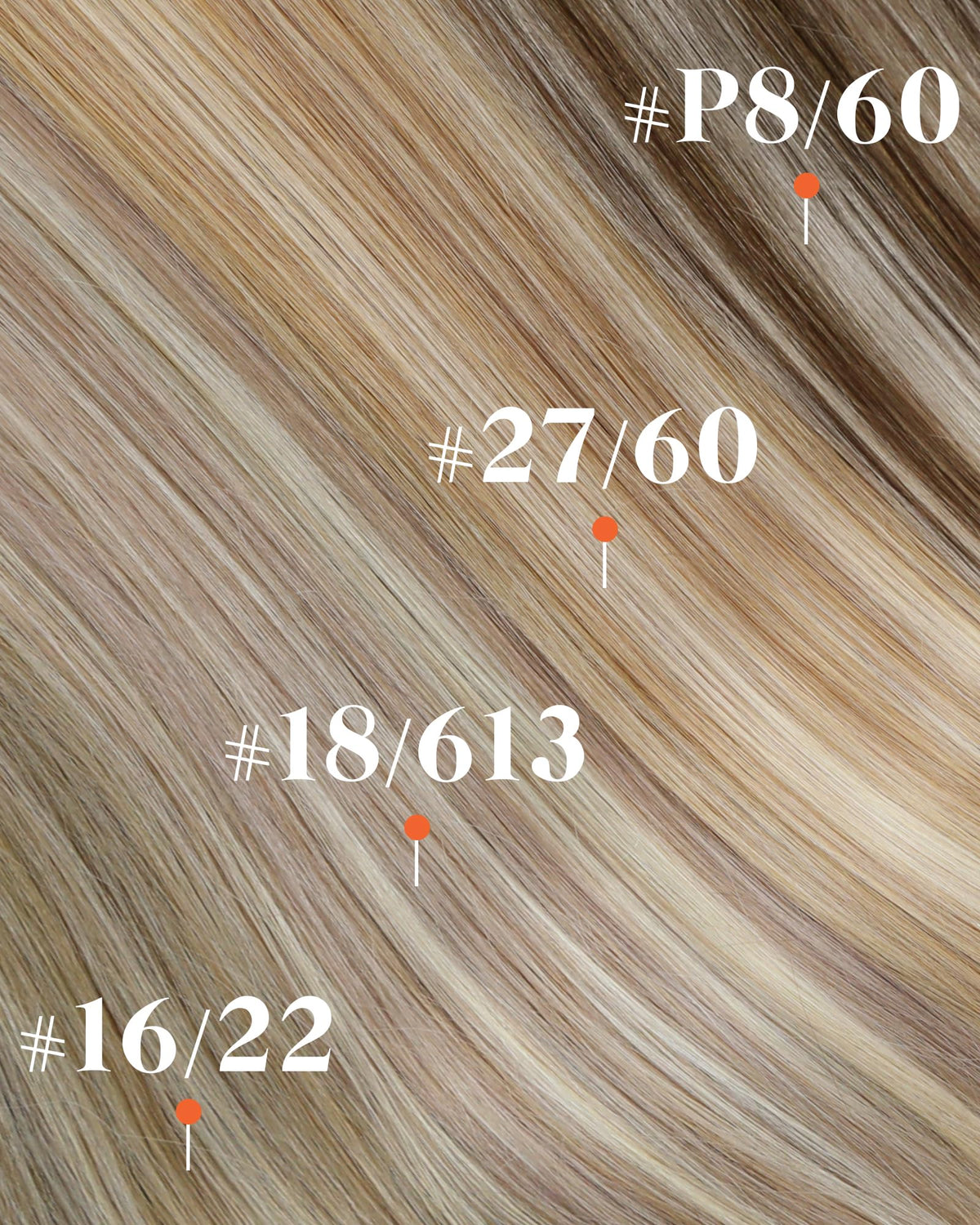 Different sets of Sunny Hair Clip-in Extensions for various styles