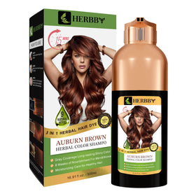Different shades of HERBBY Hair Colour Shampoo available